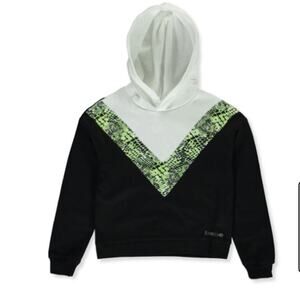 NWT Bebe girls black white animal print sweatshirt